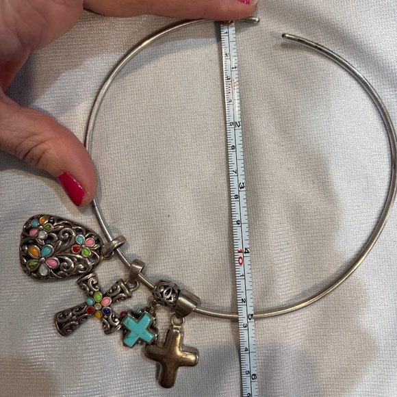 Sterling Silver Necklace with Pendents - Picture 9 of 9